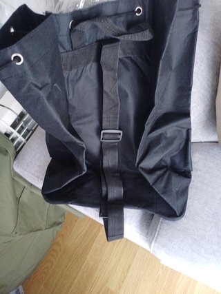 Bolsa saco lona verde caqui 76x55