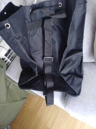Bolsa saco lona verde caqui 76x55