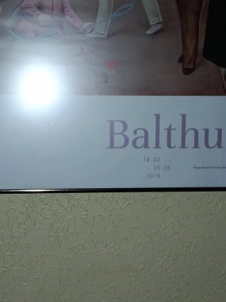 Póster Balthus Exposición Thyssen 2019