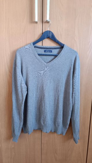 Jersey Springfield V-Neck Talla XL Gris
