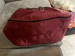 Borsa Le Pandorine Rossa con Dettagli Oro