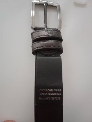 Cinturón de piel para hombre