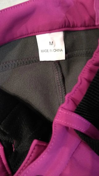 Pantalón niña nieve fucsia