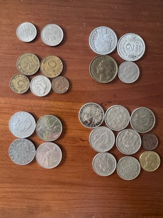 Lote 20 monedas antiguas europeas