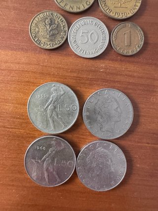 Lote 20 monedas antiguas europeas
