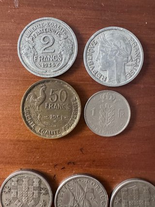 Lote 20 monedas antiguas europeas