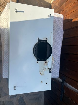 Campana extractora blanca