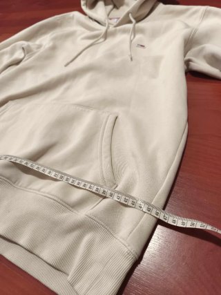 Sudadera Tommy Jeans Beige con Capucha