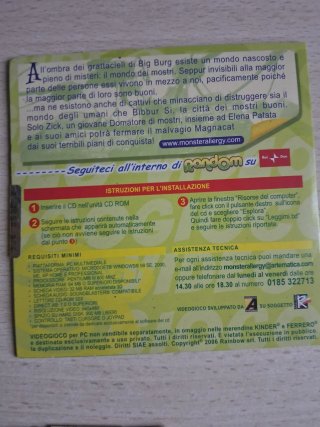 Lotto CD Monster Allergy (videogioco) e Rondo