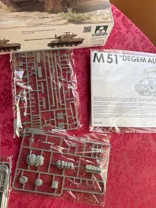 Maqueta Tanque M51 Degem Alef Takom