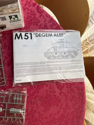 Maqueta Tanque M51 Degem Alef Takom
