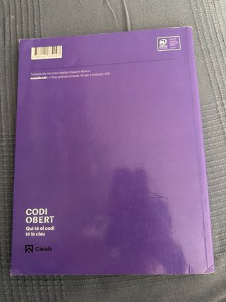 Llengua Catalana i Literatura, 4 ESO, Codi obert