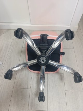 Silla escritorio oficina giratoria rosa chicle