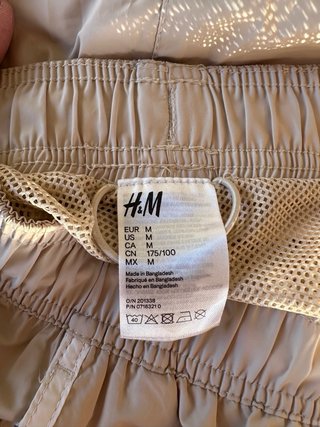 H&M Costume da bagno Boxer Uomo Beige
