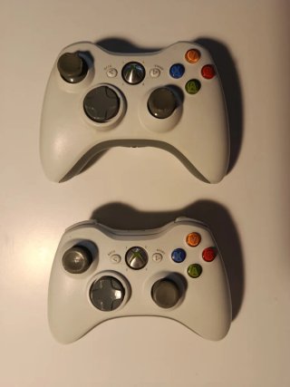 2 Mandos Xbox 360 Microsoft Blancos