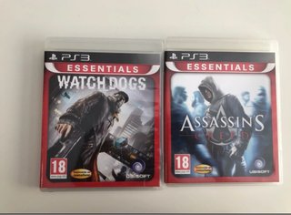 Lote 2 Juegos PS3: Watch Dogs y Assassin's Creed