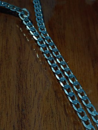 Cadena cubana de plata 13g.