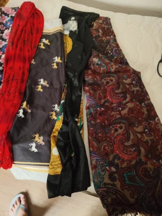 Pañuelos estampados y lunares