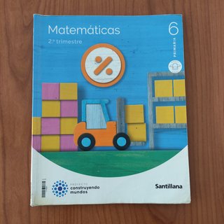 Matemáticas 6 Primaria Santillana - Trimestre 2