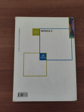 Libro Música II 2o ESO Editex Català - Como nuevo