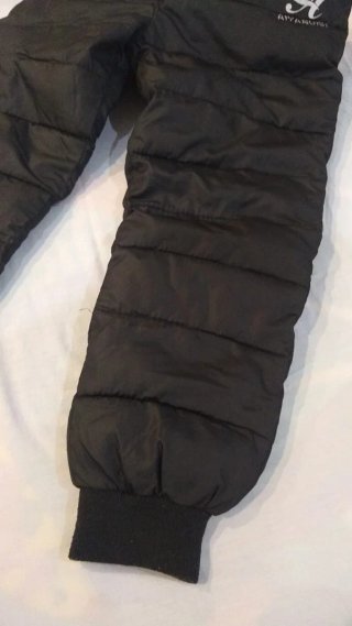 2 pantalones de nieve infantil acolchado
