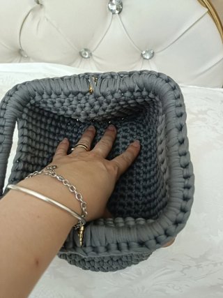 Pochette uncinetto con paillettes