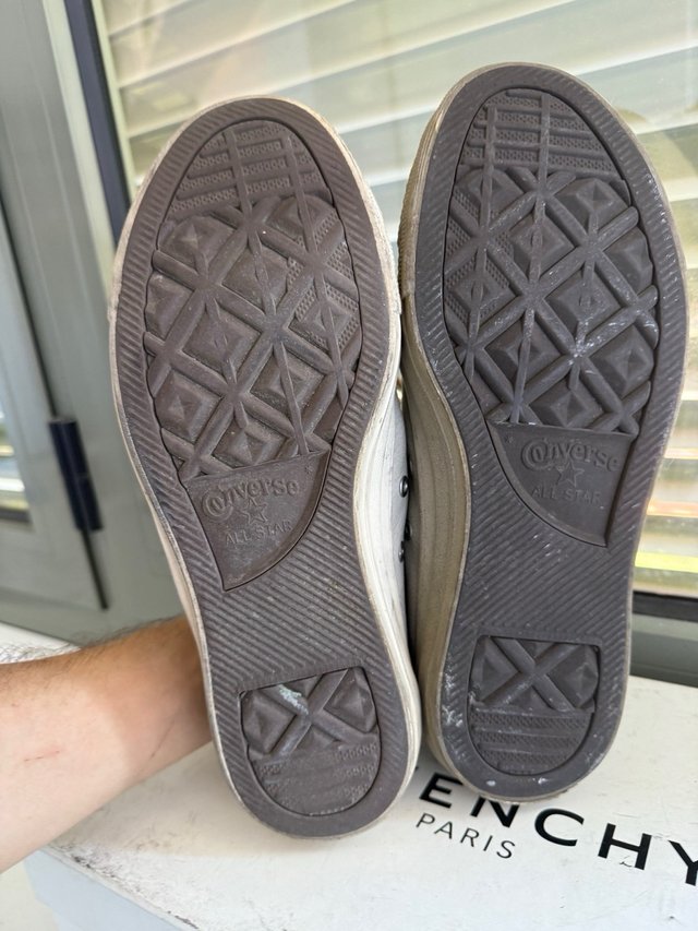 Converse All Star 100% Piel Gris T.41 (19)