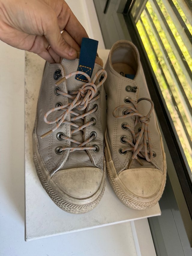 Converse All Star 100% Piel Gris T.41 (19)