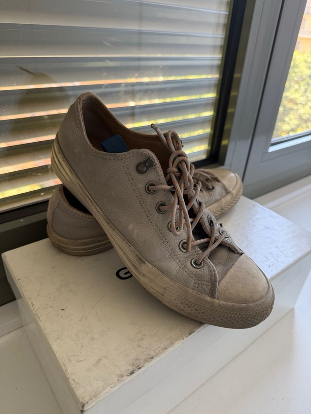 Converse All Star 100% Piel Gris T.41 (19)
