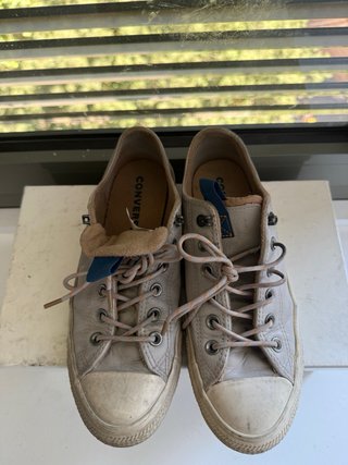 Converse All Star 100% Piel Gris T.41 (19)