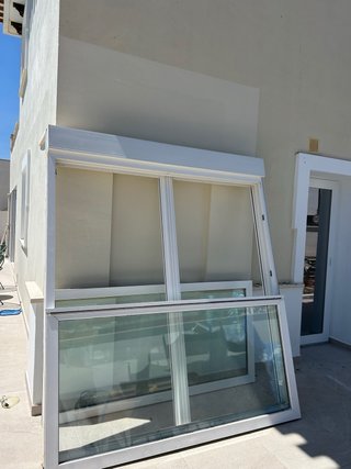 Puerta corredera terraza