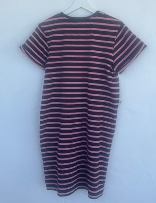 Vestido Tommy Hilfiger Rayas Marino Rosa Talla S