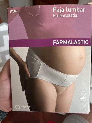 Faja Lumbar Embarazada Farmalastic