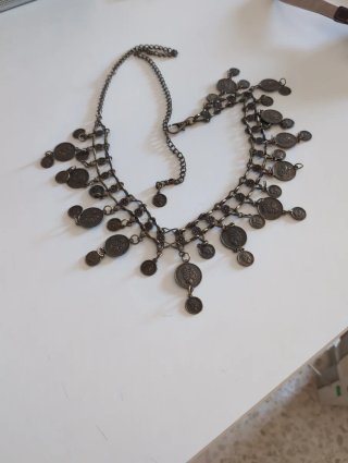 Cinturón con monedas estilo boho