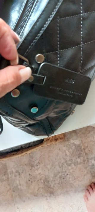 Bolso MNG Negro Vintage