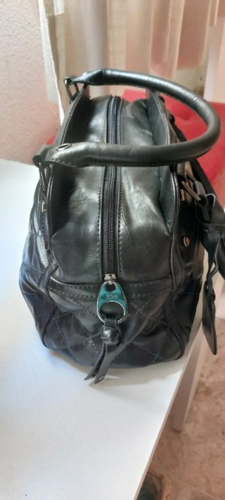Bolso MNG Negro Vintage