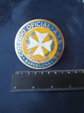 Chapa Colegio Oficial ATS Urgencias Barcelona