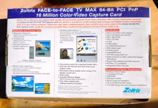 Scheda TV Zoltrix TV MAX PCI per cattura video
