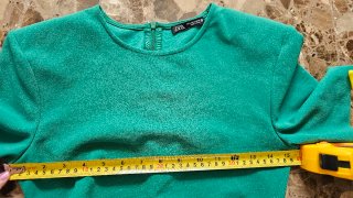 Vestido midi Zara verde