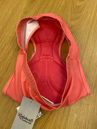 Bragas ciclista mujer color coral