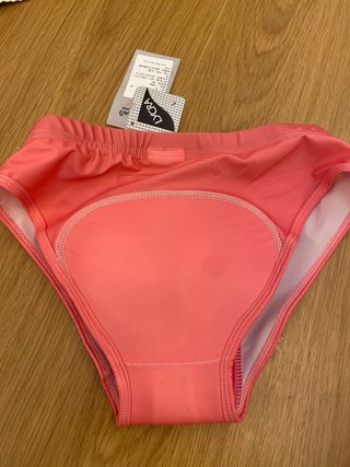 Bragas ciclista mujer color coral