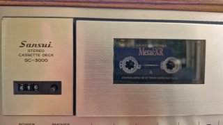 Platina Sansui SC-3000 Stereo Cassette Deck