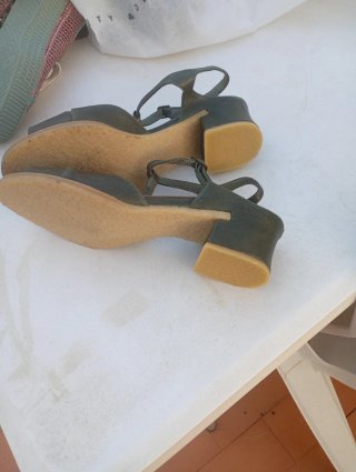 Sandalias Vialis Verde Oliva