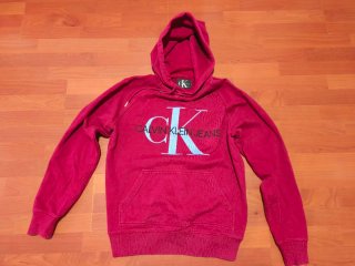 Sudadera Calvin Klein Jeans Roja Talla M