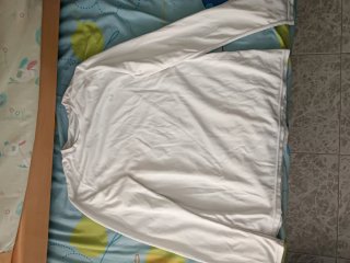 2 Camisetas blancas manga larga Talla L