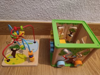 Caja Juguete Madera Montessori Timbu