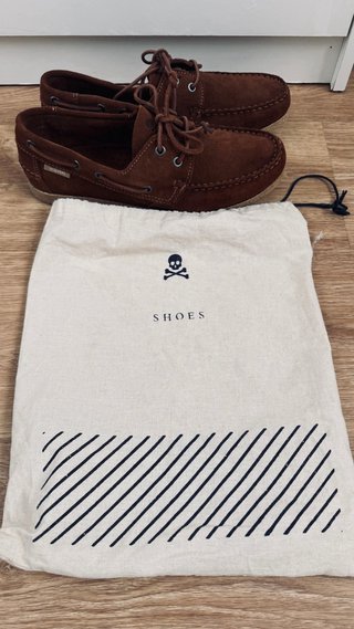 Zapatos náuticos Scalpers ante marrón Talla 43