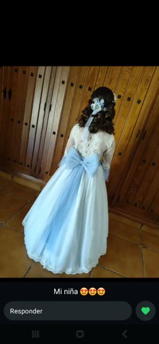 Vestido comunión y corona