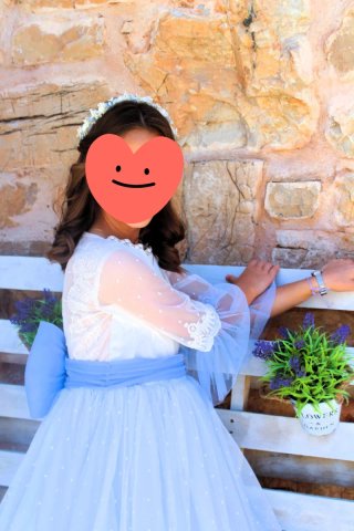 Vestido comunión y corona