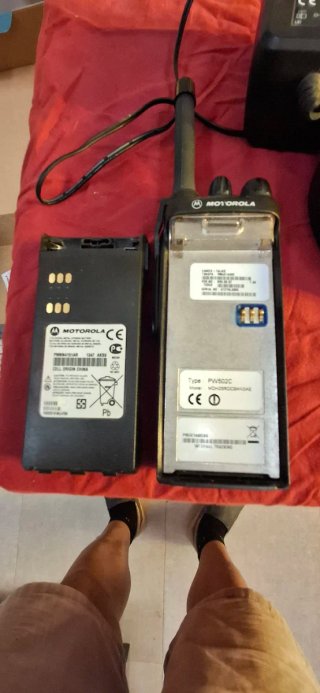 Motorola GP340 con accesorios